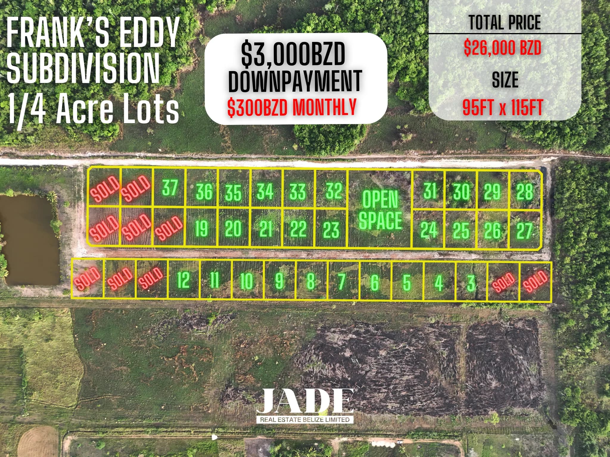 Franks Eddy Subdivision, 1/4 Acre Lots